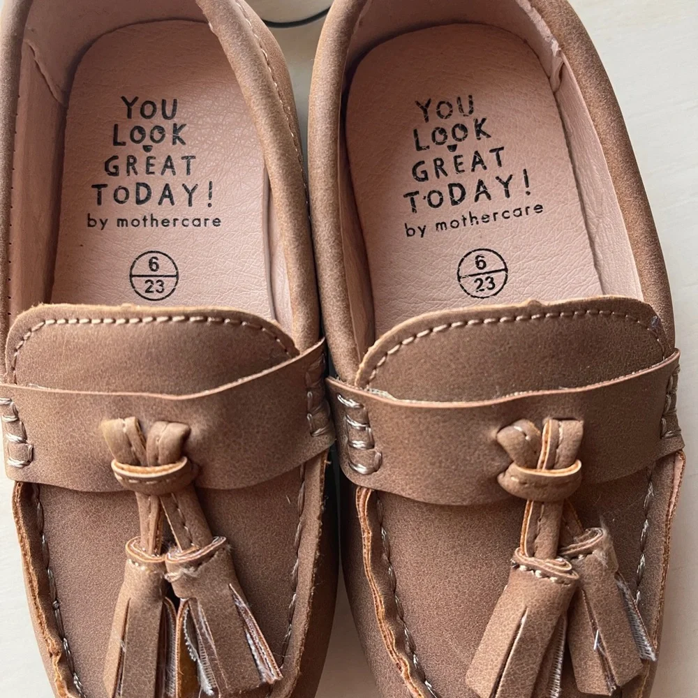 Tan Moccasins with Tassel and Soft Leather